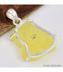 Pendentif en Brucite jaune brute 
