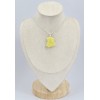 Pendentif en Brucite jaune brute 