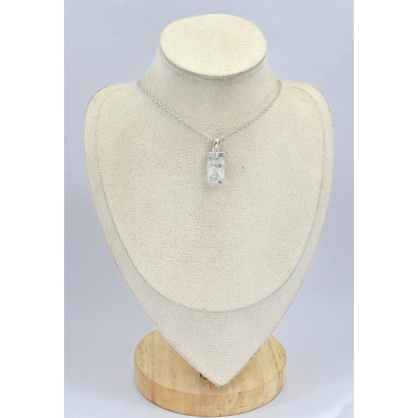 Pendentif en Danburite naturelle brute forme libre 