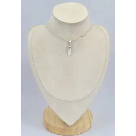 Pendentif argent Danburite brute forme libre - Pendentifs pierres naturelles