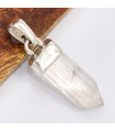 Pendentif argent pierre Danburite brute 