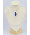 Pendentif marquise en Lapis Lazuli brut 