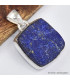 Pendentif carré en Lapis Lazuli brut 
