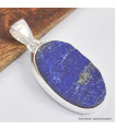 Pendentif Lapis lazuli brut oval 