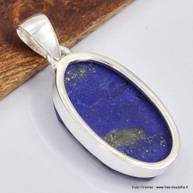 Pendentif Lapis lazuli brut oval
