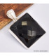 Gros pendentif carré en Onyx noir 