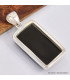 Pendentif rectangulaire Onyx noir facetté 