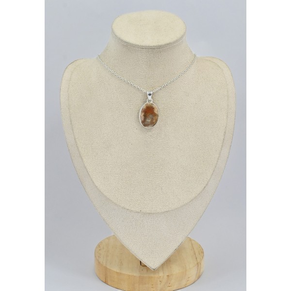 Petit Pendentif en bois pétrifié 