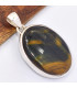 Pendentif oval Oeil de Faucon 
