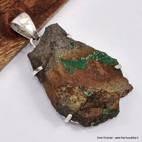 Gros pendentif Atacamite brute