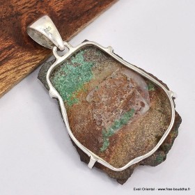Gros pendentif Atacamite brute