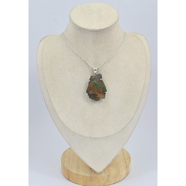 Gros pendentif Atacamite brute 