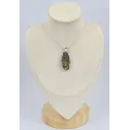 Pendentif Acatamite brute sur roche-mère - Pendentifs pierres naturelles