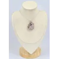Pendentif géode Améthyste Rose de France - Bijoux en Améthyste Rose de France