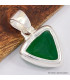 Pendentif Onyx vert trillant 