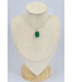 Pendentif Onyx vert facetté Bijoux en Onyx Vert SK40.7
