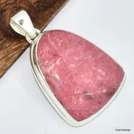 Pendentif Thulite rose forme cloche - Pendentifs pierres naturelles