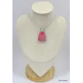 Pendentif Thulite rose forme cloche - Pendentifs pierres naturelles