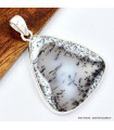 Gros pendentif Merlinite forme libre 