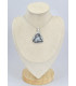 Gros pendentif Merlinite forme libre 