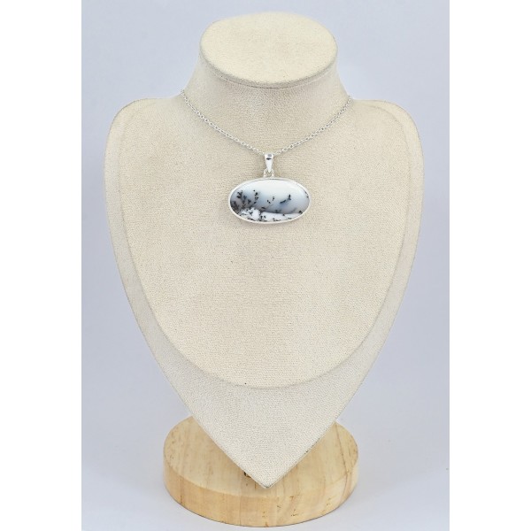 Pendentif Merlinite oval horizontal 