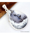 Gros pendentif goutte en Merlinite Bijoux en Opale Dendritique (Merlinite) SK5.6
