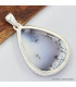 Gros pendentif goutte en Merlinite Bijoux en Opale Dendritique (Merlinite) SK5.6