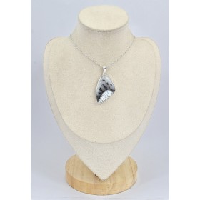 Merlinite pendentif forme libre 