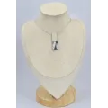 Pendentif Merlinite forme moderne - Bijoux en Opale Dendritique (Merlinite)
