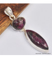 Pendentif Eudialyte 2 pierres Pendentifs pierres naturelles SK7.3