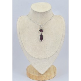 Pendentif Eudialyte 2 pierres Pendentifs pierres naturelles SK7.3