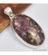 Pendentif argent Eudialyte oval Pendentifs pierres naturelles SK7.5
