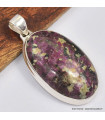 Pendentif argent Eudialyte oval Pendentifs pierres naturelles SK7.5