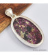 Pendentif argent Eudialyte oval Pendentifs pierres naturelles SK7.5