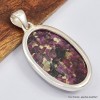 Pendentif argent Eudialyte oval Pendentifs pierres naturelles SK7.5