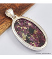 Pendentif argent Eudialyte oval Pendentifs pierres naturelles SK7.5
