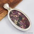 Pendentif argent Eudialyte oval - Pendentifs pierres naturelles