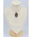 Pendentif argent Eudialyte oval Pendentifs pierres naturelles SK7.5