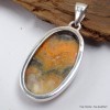 Pendentif rond Jaspe Bourdon oval Pendentifs pierres naturelles LAM16.2
