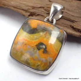 Bijou Pendentif Jaspe Bourdon indonésien - Bijoux en Jaspe Bourdon