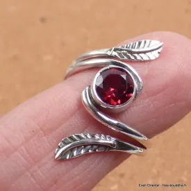Bague argent Grenat facetté T 53 à 64 - Bijoux en Grenat