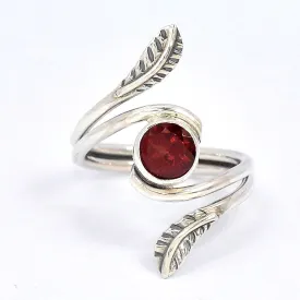 Bague argent Grenat facetté T 53 à 64 - Bijoux en Grenat