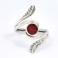 Bague argent Grenat facetté T 53 à 64 - Bijoux en Grenat