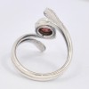 Bague argent Grenat facetté T 53 à 64 Bijoux en Grenat SK41