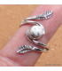 Bague Merlinite motif feuilles T 52 à 64 Bagues pierres naturelles SK41.4