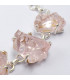 Bracelet Quartz rose brut
