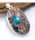 Cristal de Cavansite sur roche-mère 