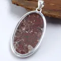 Pendentif Cavansite sur roche-mère - Pendentifs pierres naturelles