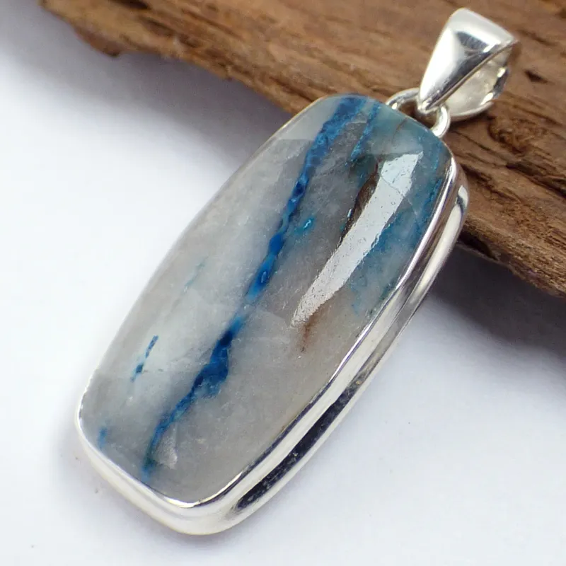 Pendentif rectangulaire en Quantum Quattro - Pendentifs pierres naturelles