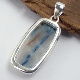 Pendentif rectangulaire en Quantum Quattro - Pendentifs pierres naturelles